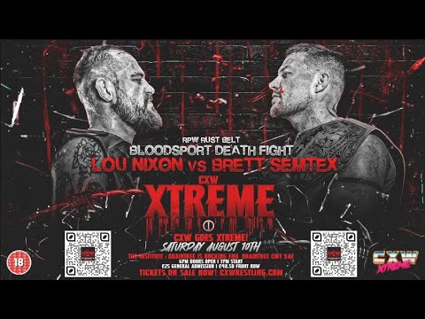 No Ropes No Rules - XTREME I - Brett Semtex vs Lou Nixon background