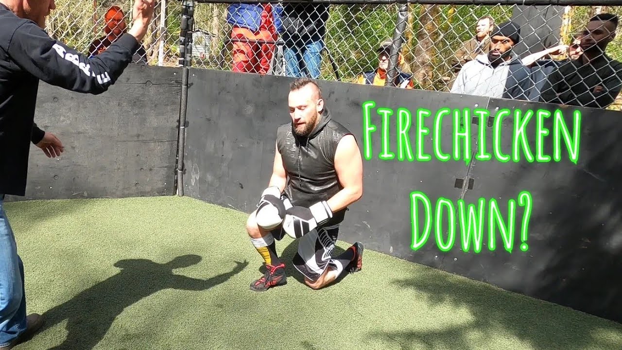 The Owner Steps up to fight in his own yard!