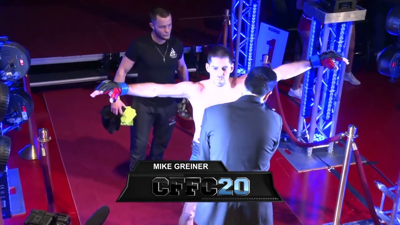 Chosen Few Fighting Championship Ben Tomes vs Mike Greiner background