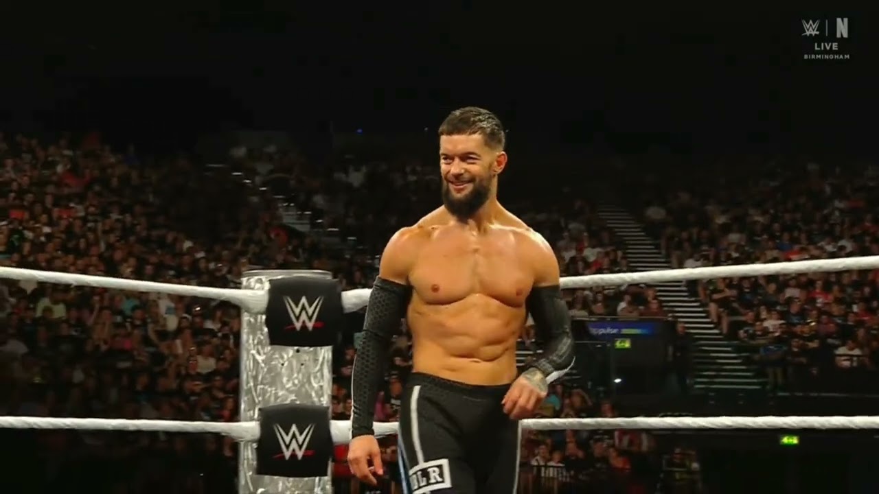 WWE RAW AJ STYLES VS FINN BALOR 08/25/25 background