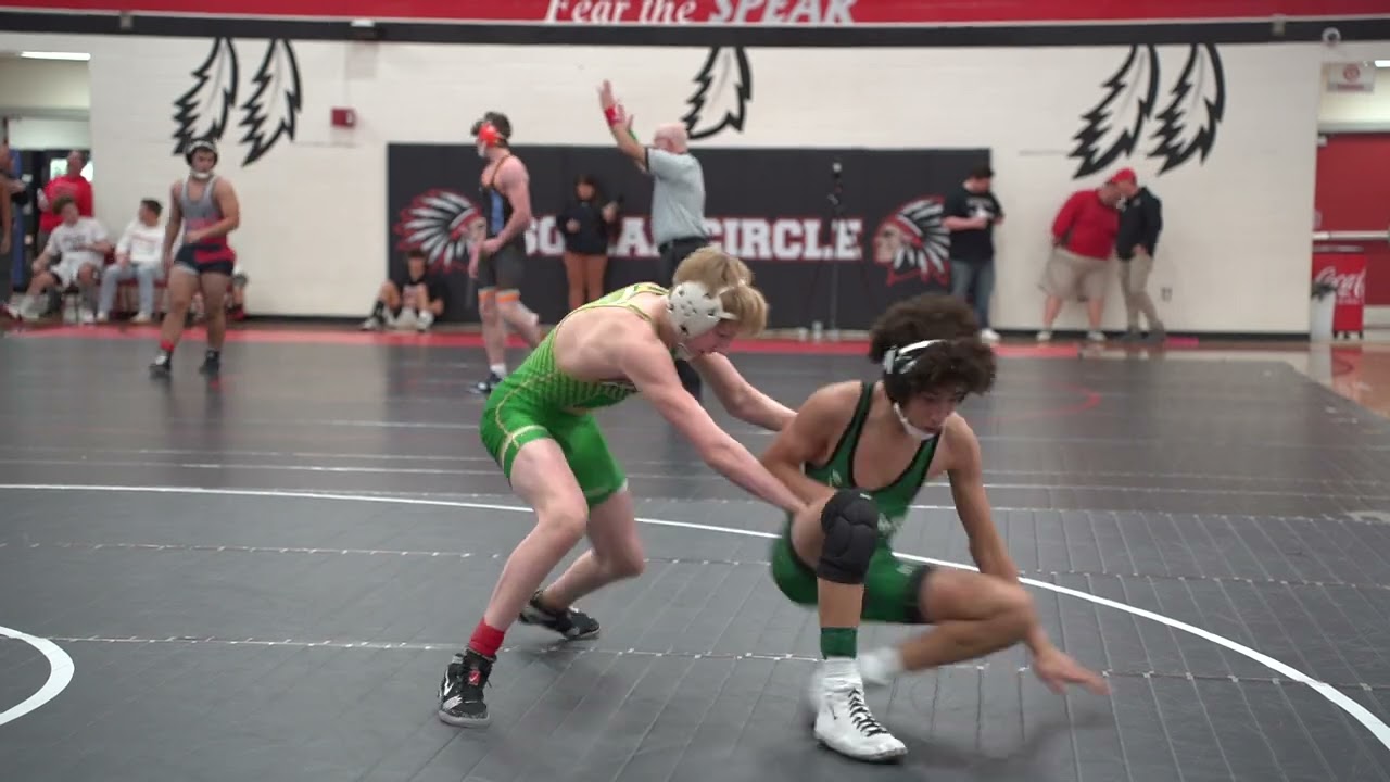 Jac Cozart Ola vs Chris Metz Buford 113lbs 2025 Georgia Grappler Elite Duals backdrop