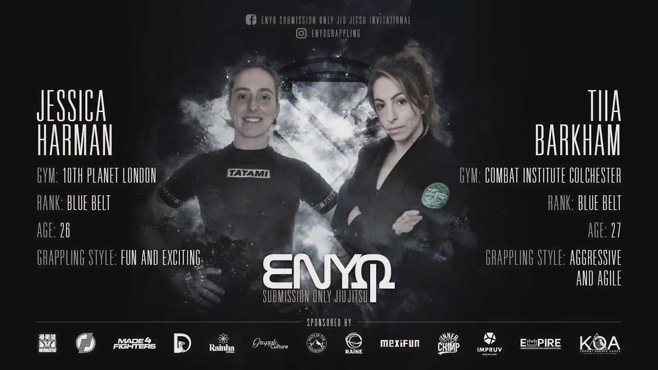 Jessica Harman vs Tiia Barkham: Enyo Grappling August 2022 background