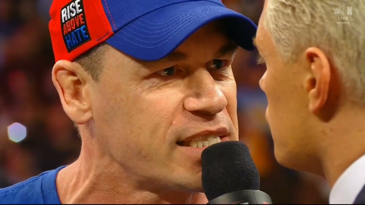 WWE RAW JOHN CENA ENTRANCE 03/31/25 backdrop