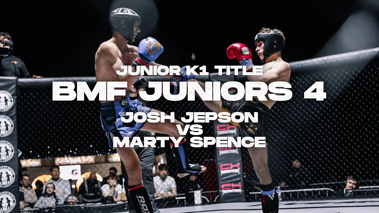 BMF Juniors 4 | Josh Jepson vs Marty Spence | Junior Kickboxing Title | BADMOFO MMA