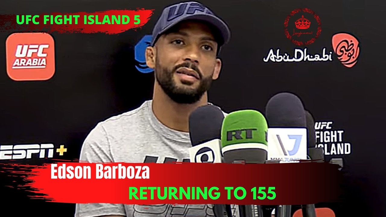 UFC Fight Island 5:MMA Fighting Edson Barboza Would be Returning To 155 Paul Felder Trilogy Fight background