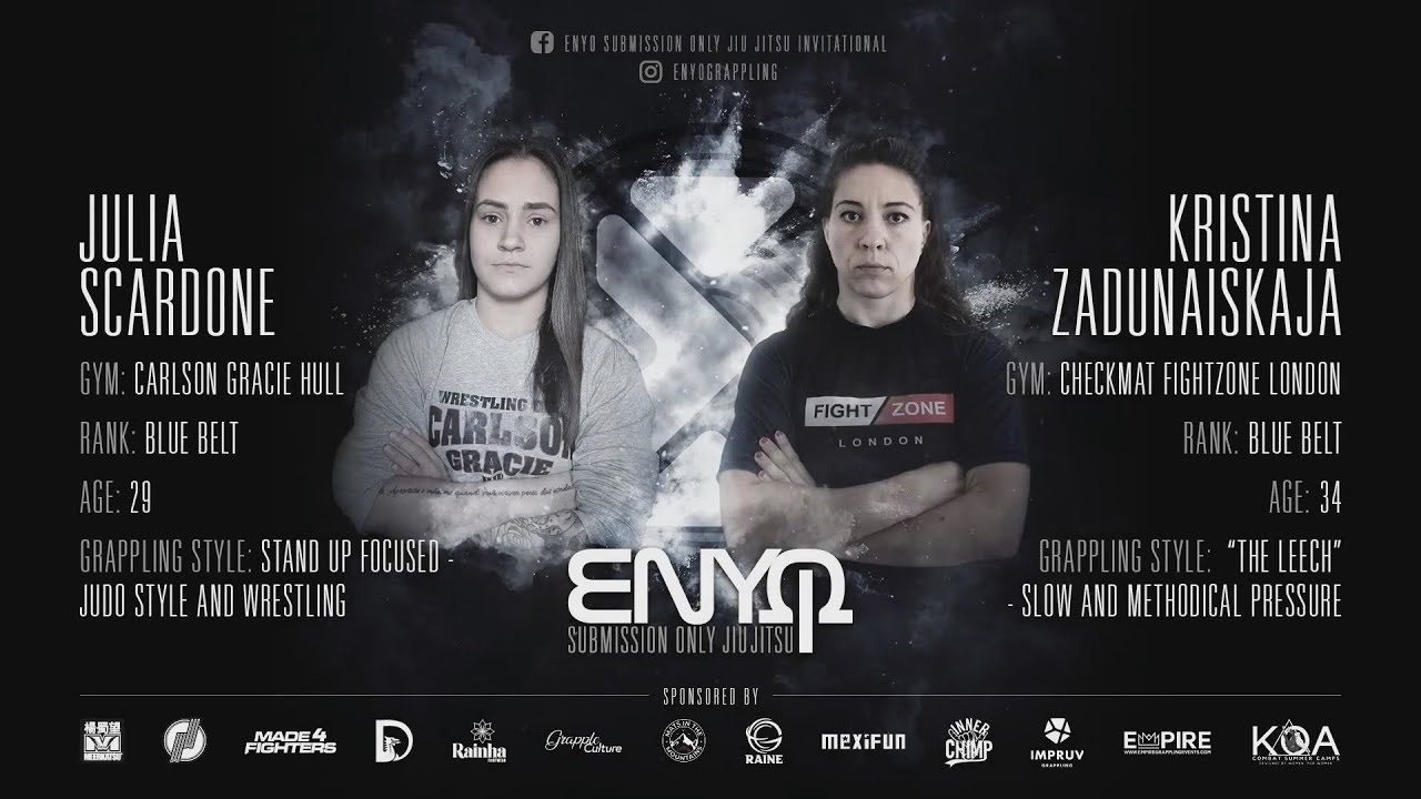 Julia Scardone vs Kristina Zadunaiskaja: Enyo Grappling August 2022