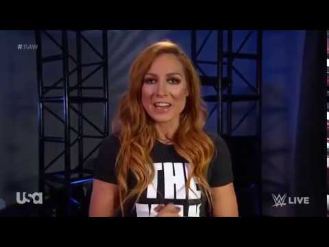 Becky Lynch interrupts At A Moment of Bliss Raw 7/29/2019