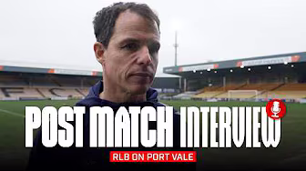"We have to accept it" | Régis Le Bris On Port Vale Defeat | Post Match Interview