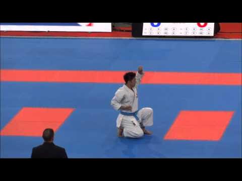 Kata PAIKU by Ryo Kiyuna - 21st WKF World Karate Championships background