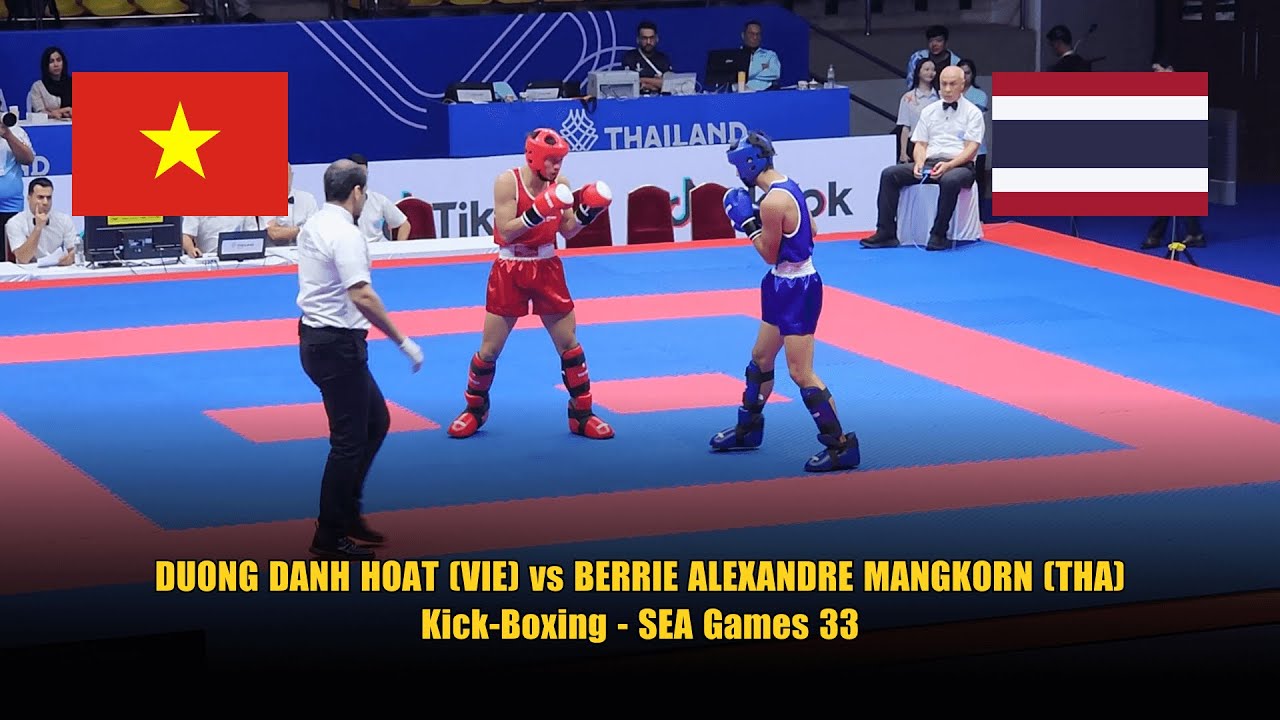 MEN’S KICK LIGHT – 57KG: DUONG DANH HOAI (VIE) VS BERRIE ALEXANDRE MANGKORN (THA) – SEA GAMES 33