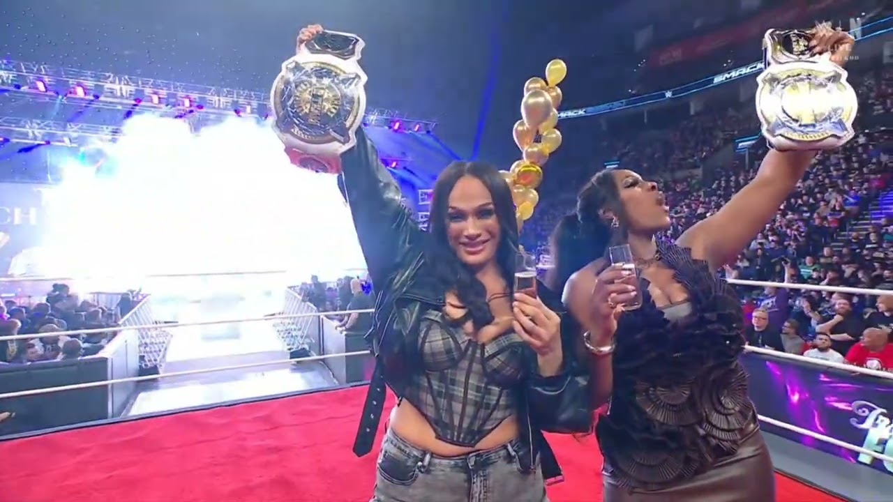 WWE SMACKDOWN NIA JAX AND LASH LEGEND ENTRANCE 03/06/26