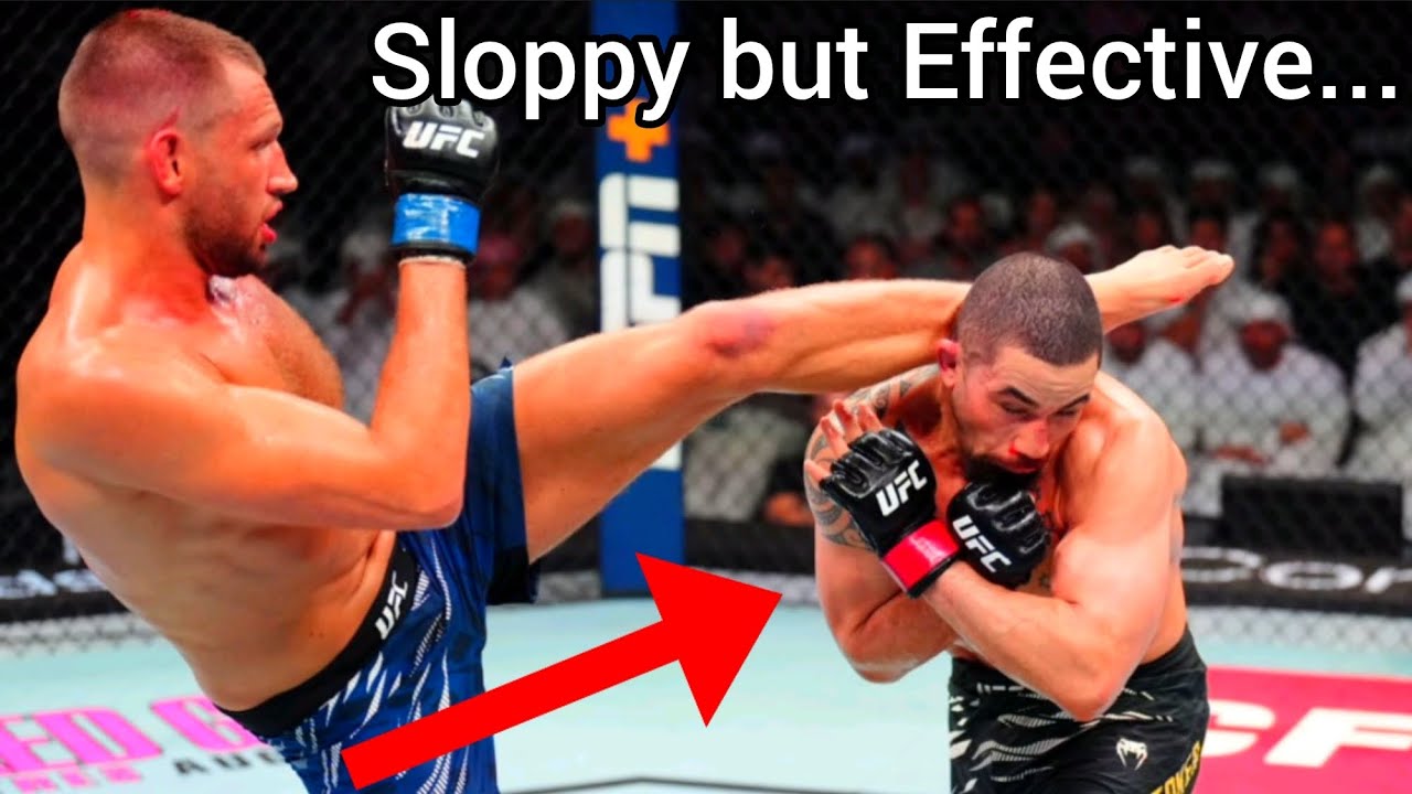 Reinier De Ridder's Striking Against Robert Whittaker