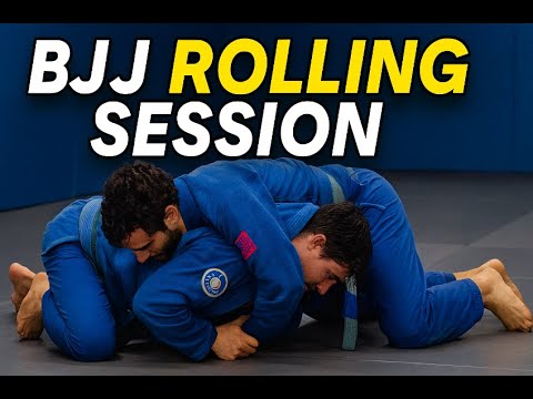 Rolling with Purpose: Brazilian Jiu-Jitsu Training Session