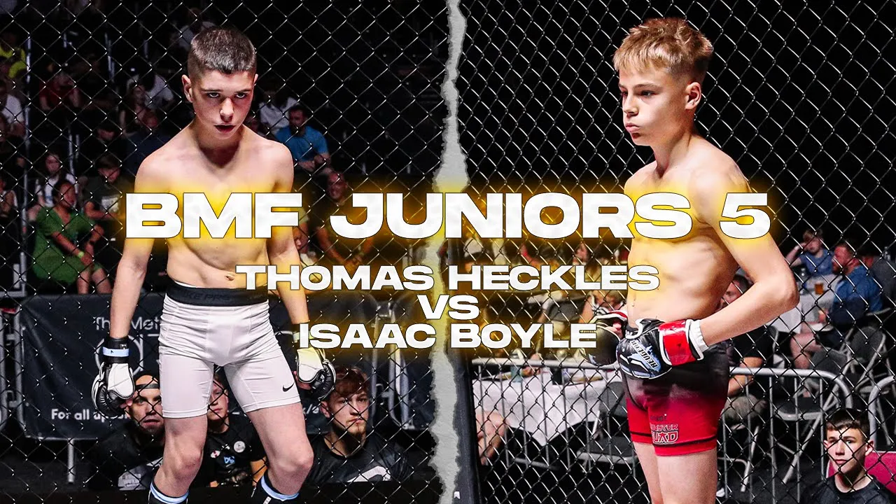 BMF JUNIORS 5 | Thomas Heckles vs Isaac Boyle | Junior MMA background