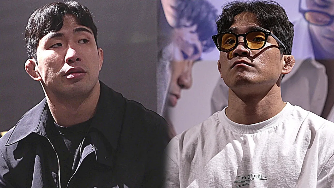 긴장감이 감도는 챔피언급 선수들의 신경전