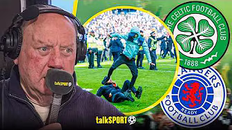 "SPILLED ONTO THE PITCH!" Reporter REVEALS ALL on Rangers & Celtic Fans' CLASH in Old Firm Derby!