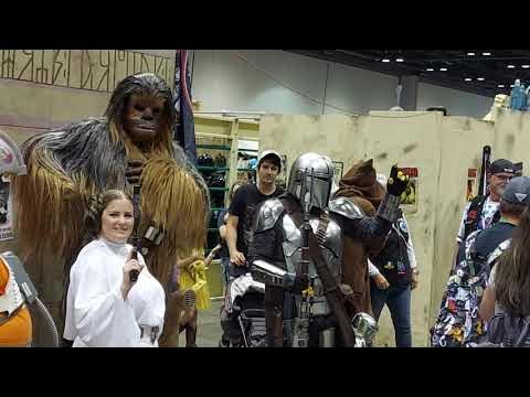 Star Wars area at MegaCon 2022 background