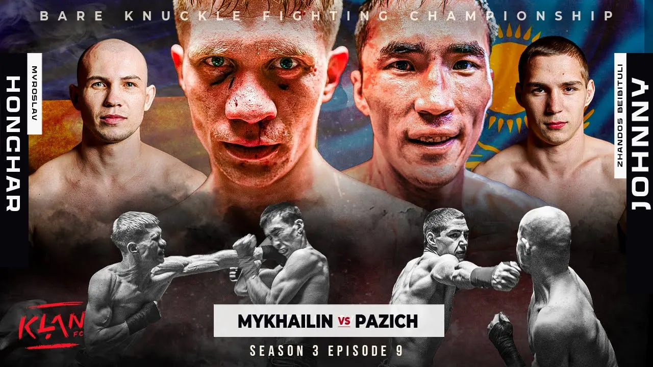 KLAN FC Fight Night Ukraine! JOHNNY vs. HONCHAR | MYKHAILIN vs. PAZICH | Brutal Bare Knuckle Fights!