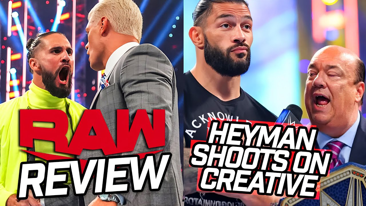 Cody & Seth ACCEPT Rock's Challenge | Paul Heyman Speaks On Bloodline Creative | WWE Raw Review background