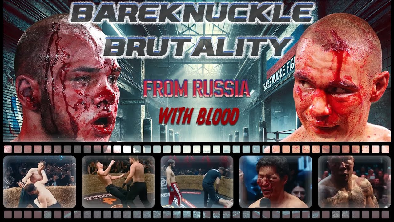 Knockout Compilation | 30mins Non-Stop Bare Knuckle Brutality | Russian Streetfighters |