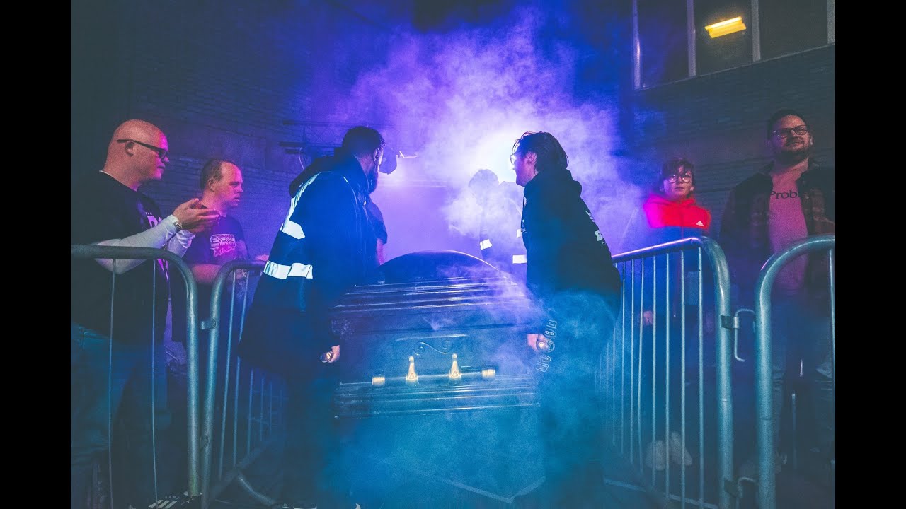 CASKET MATCH DAMIEN VS THE VIRUS CHAMPIONSHIP XTREME WRESTLING TOE2TOE #britwres #fullmatch background