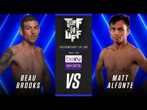 TUFF 127 Beau Brooks vs Matt Alfonte background