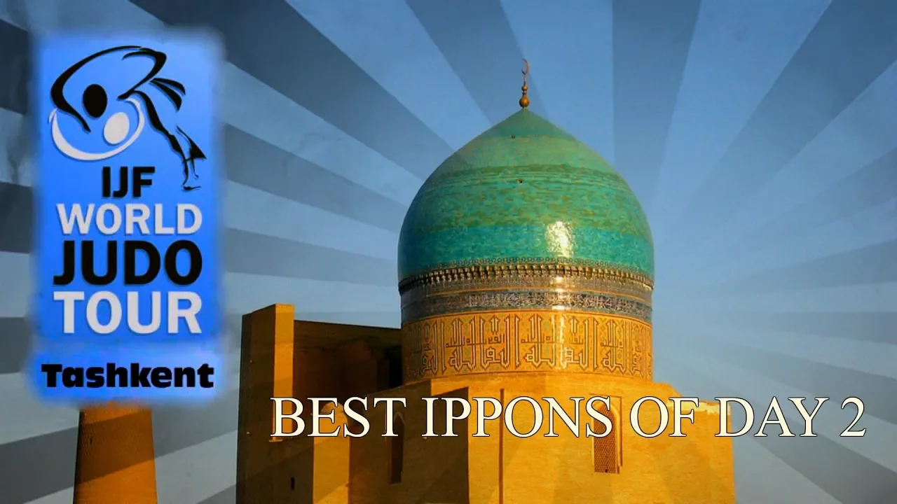 Best ippons in day 2 of Judo Grand Prix Tashkent 2017 background