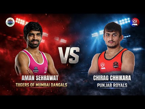 Aman Sehrawat Vs Chirag Chikkara | 57 KG | PWL 2026 | Day 6 | Match 4 🔥🤼‍♂️ #pwl