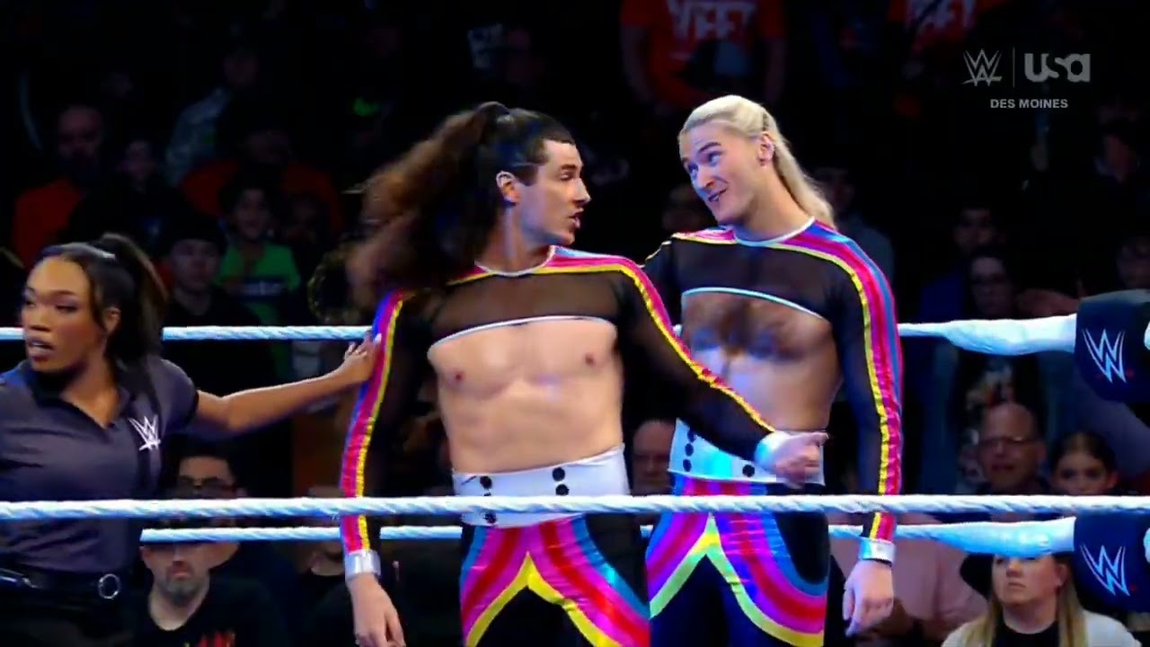 WWE SMACKDOWN PRETTY DEADLY VS AXIOM 05/02/25 background
