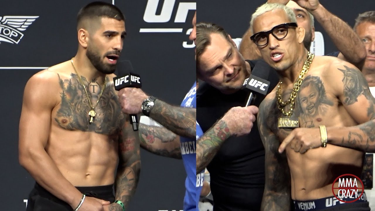 Ilia Topuria LAST WORDS for Charles Oliveira "we're going to make history once again" background