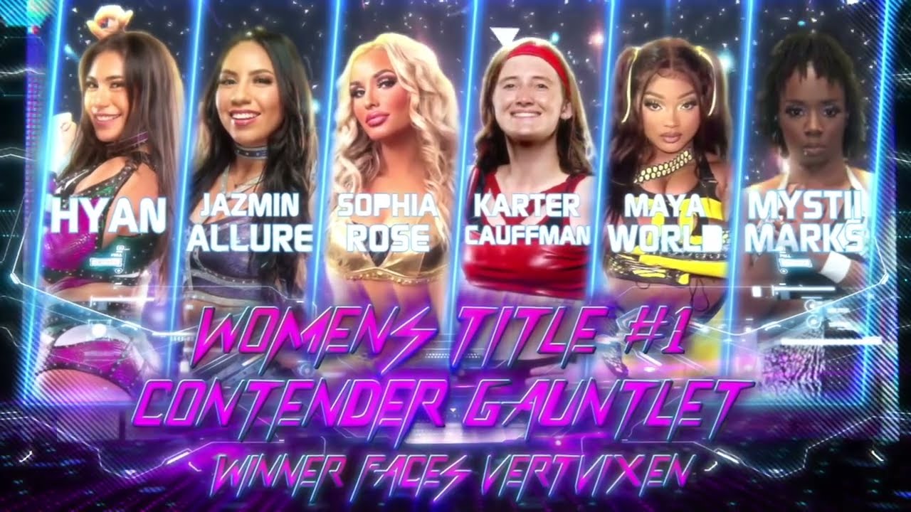 FULL MATCH | Women's Gauntlet (Feat.Hyan, Jazmin Allure, Sophia Rose) | Rhodes Wrestling Association backdrop