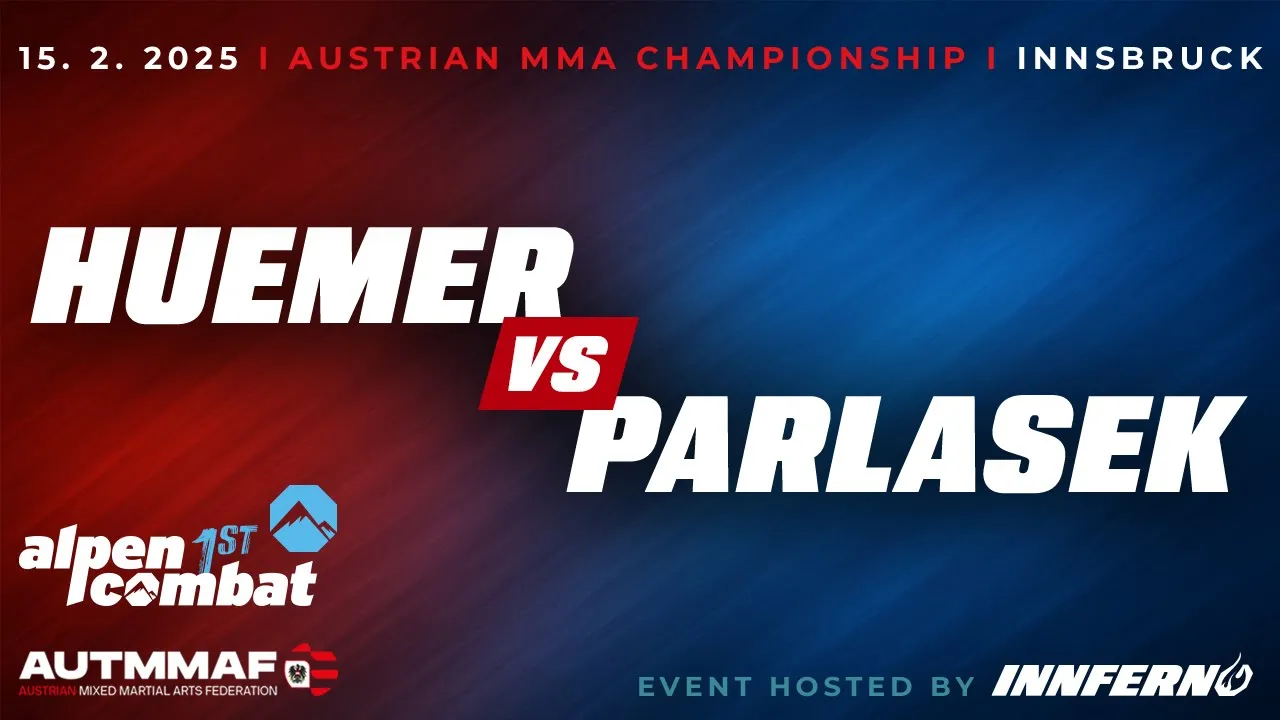 Free MMA Fight | Huemer David VS ParlasekDavid | Austrian MMA Championship | Alpen Combat 1 background
