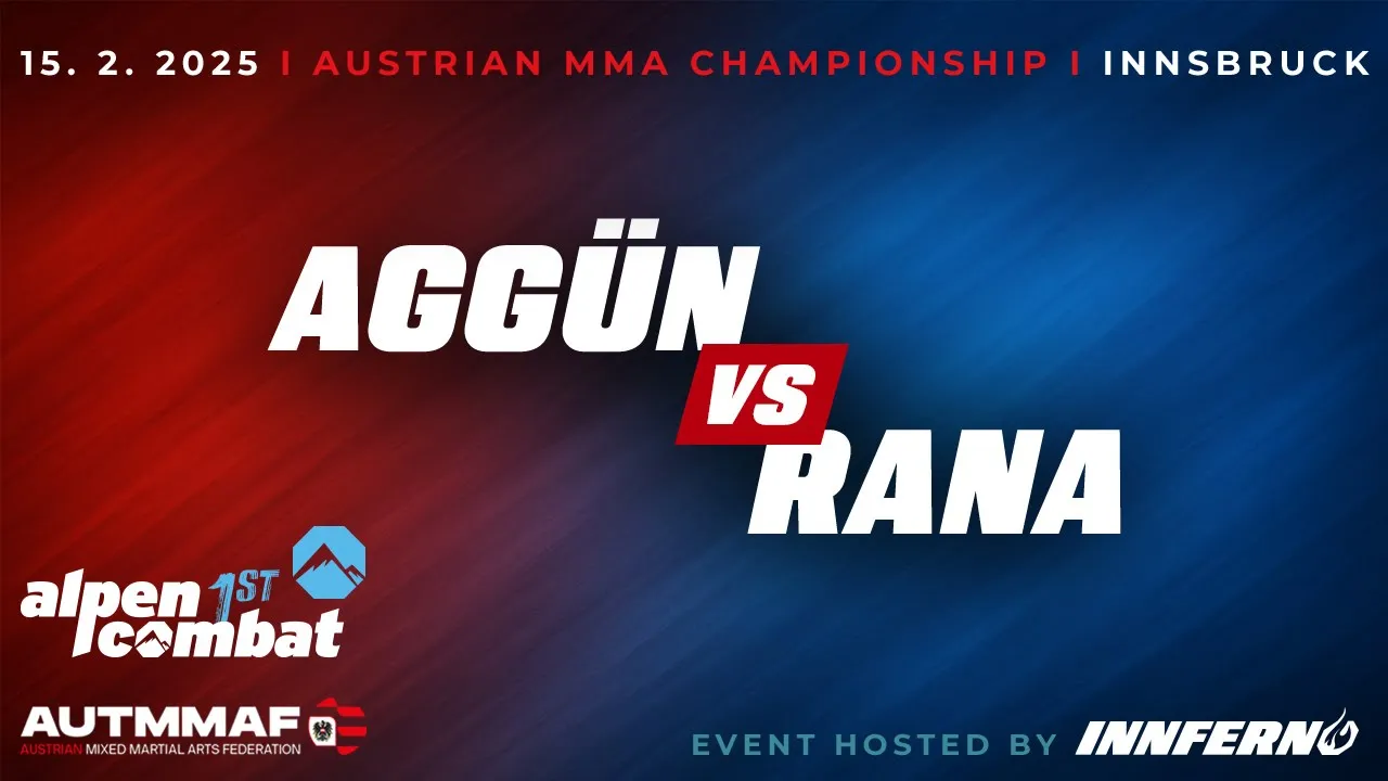 Free MMA Fight | Aggün Güray VS Rana Raffael | Austrian MMA Championship | Alpen Combat 1