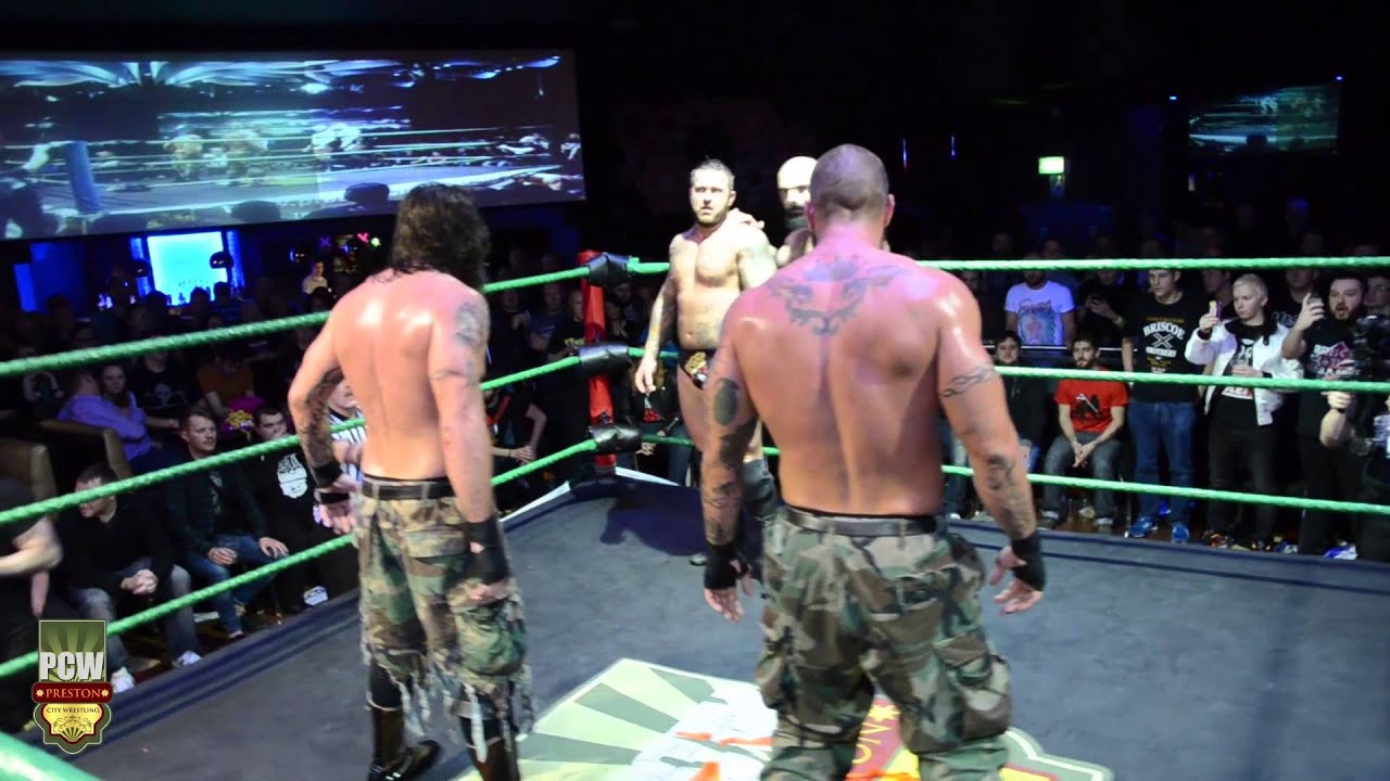 PCW & ROH: Briscoe Brothers challenge Team Single background