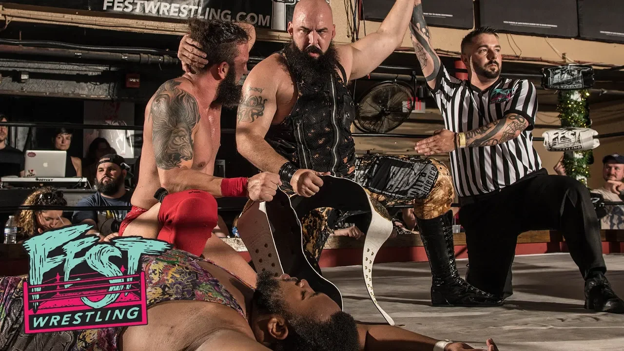 AWAKEN wins the FEST Wrestling Tag Team Championships thanks to G.R.I.T.