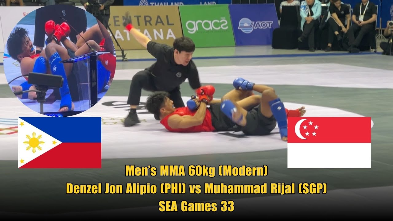 Men’s MMA 60kg (Modern): Denzel Jon Alipio (PHI) vs Muhammad Rijal (SGP) | SEA Games 33