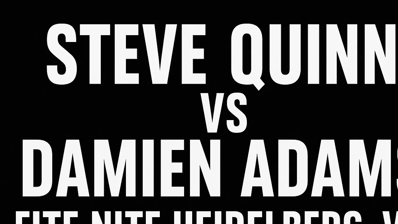 Steve Quinn vs Damien Adams on Fite Nite Heidelberg Vic Nov 24th, 1992 background