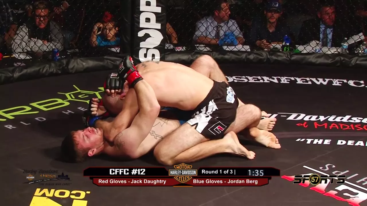 Chosen Few Fighting Championships Jack Daughtry vs Jordan Berg background
