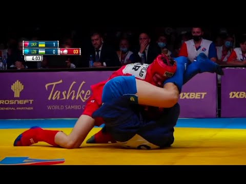 Final Combat Sambo 79 Kg Men, Vladyslav Rudniev (UKR) VS Furkat Ruziev (UZB) background