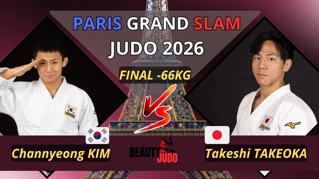 🏆 Final -66Kg |  Channyeong KIM (KOR)  vs Takeshi TAKEOKA (JPN) | PARIS Grand Slam 2026 🏆