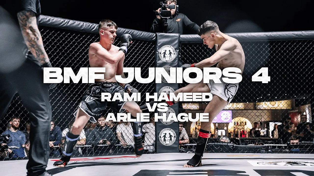 BMF Juniors 4 | Rami Hameed vs Arlie Hague | Junior MMA | BADMOFO MMA background