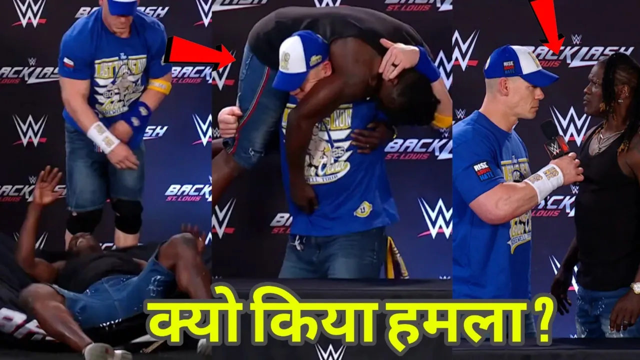 Why John Cena Attacked R Truth After Backlash 2025 ? John Cena Vs R Truth Undisputed Championship