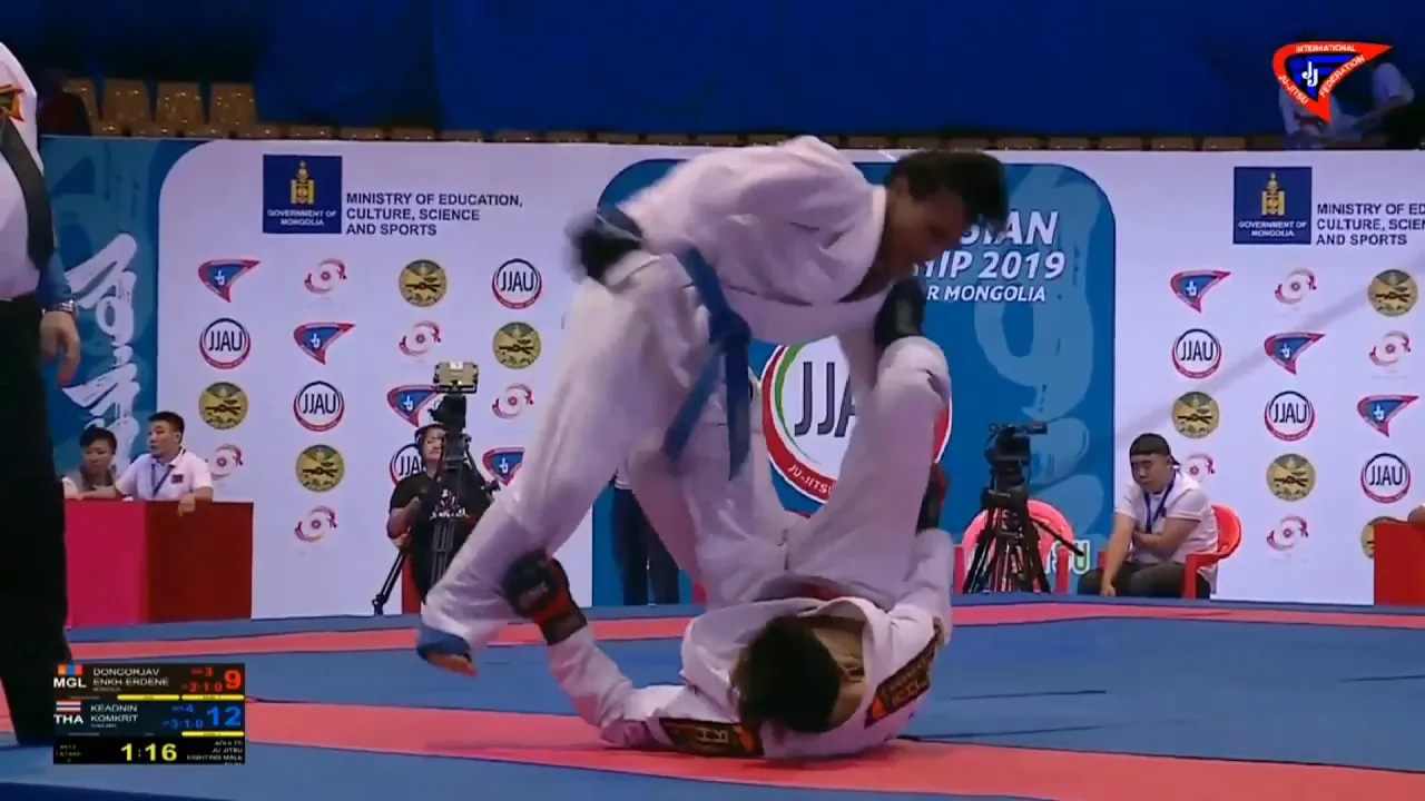 Dongorjav Enkh-Erdene (MGL) vs Keadnin Komkrit (THA) Asian Ju-Jitsu Championships 2019