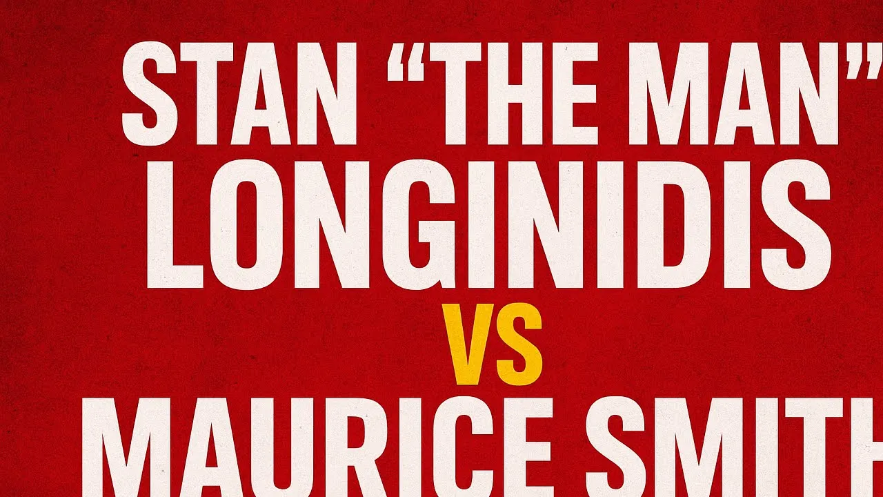 Stan the Man Vs Maurice Smith fight for the World heavy weight championship. background