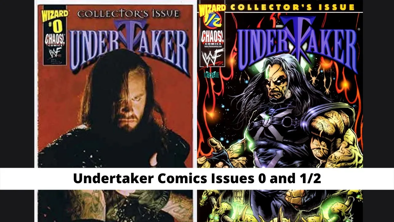 Undertaker Comics from WWF and Chaos! Comics