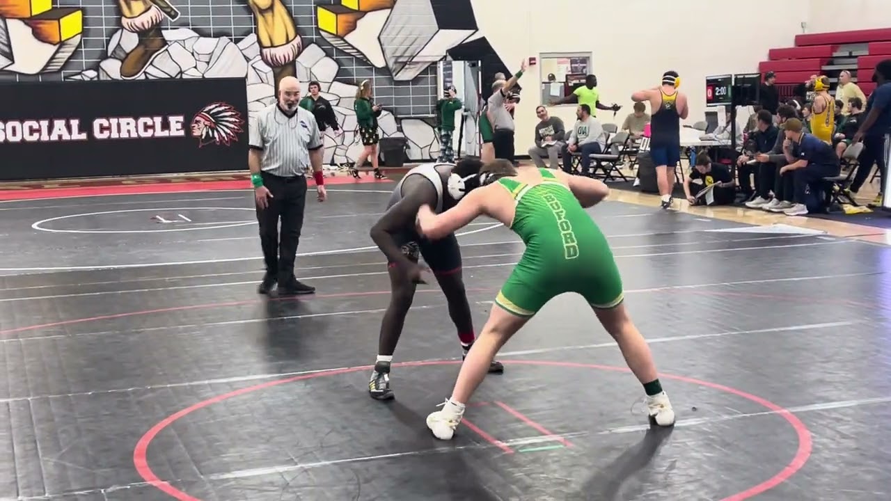 Xzavion Colclough Social Circle vs Jack Gea Buford 190lbs 2025 Georgia Grappler Elite Duals backdrop