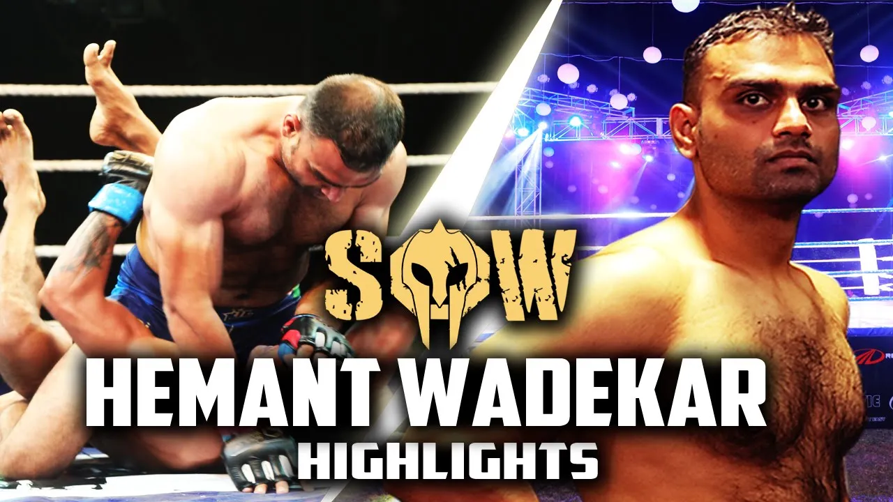 Hemant Wadekar | SOW MMA I Fight Highlights I MMA India (Hindi) I Kolkata background