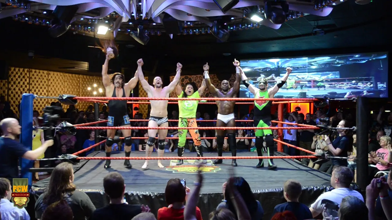 Bubblegum Vs The World - FULL MATCH from Preston City Wrestling background