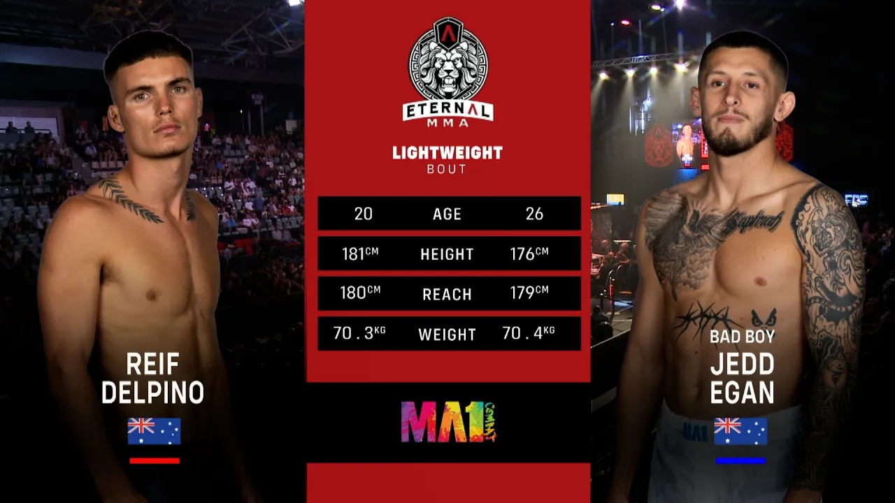 Eternal MMA 103: Reif Delpino VS Jedd Egan | FULL FIGHT