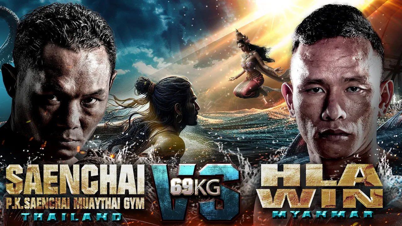 แสนชัย พี.เค.แสนชัยมวยไทยยิม VS ฮะลา วิน | THAI FIGHT คาดเชือก ปลวกแดง